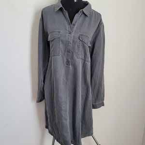 Grey denim dress